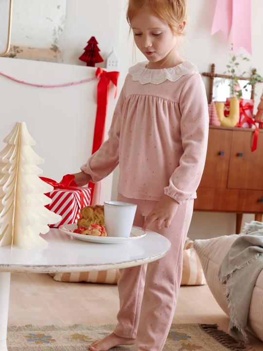 Produktbild Vertbaudet Schlafanzug-Set Mädchen mit Pailletten-Cape (140)