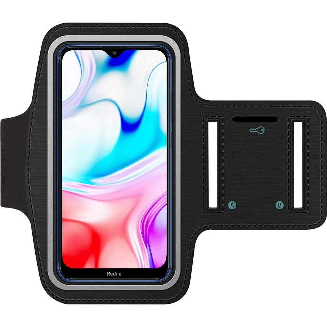 Thumbnail - SmartFitness Xiaomi Redmi 8 Handy Sport Armband, Smartphone Sportarmband, Schwarz