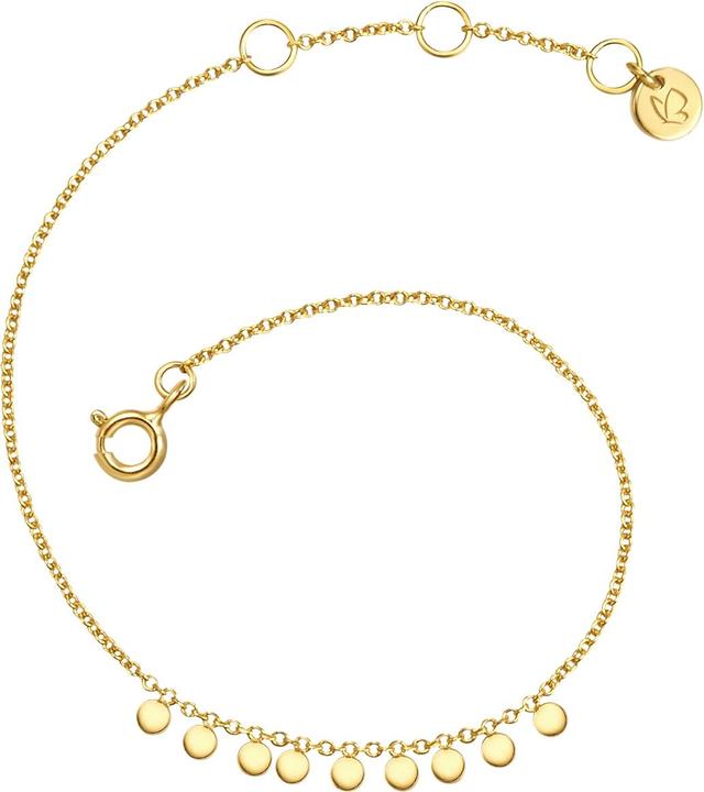 Produktbild Glanzstücke München Damen Sterling Silber gelbgold - 30310 (15 cm, Sterling Silber 100%)