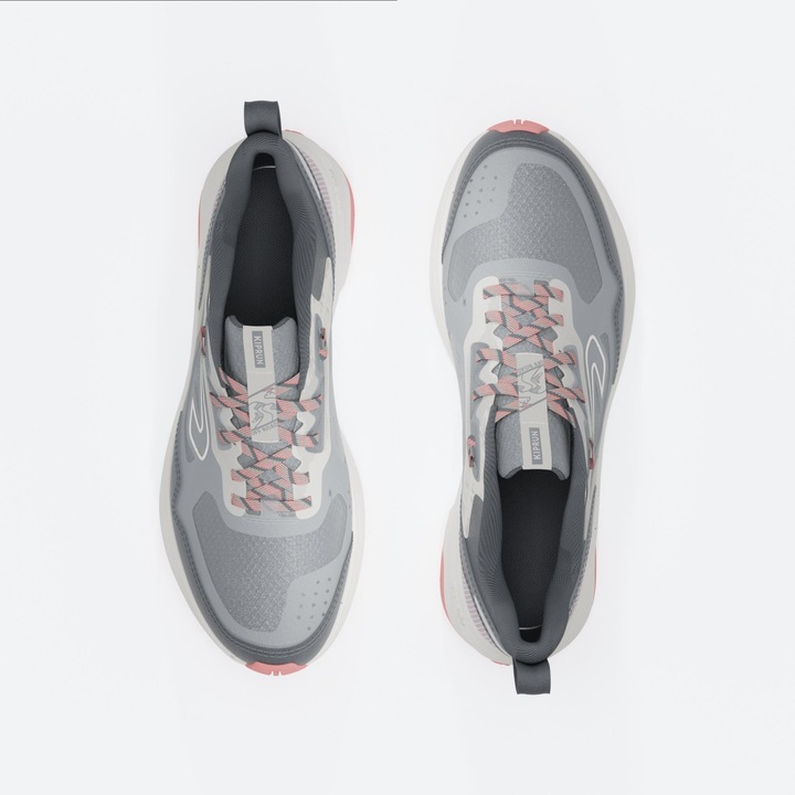 Actual product image Kalenji Trailrunningschuhe Damen - JogFlow 190 Grip dunkelgrau/pink (41)