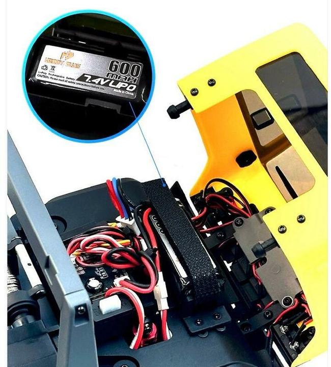 Produktbild Absima Hobby Plus RC CR-18P "Tow Truck ARKTOS 6x6" 1/18 gelb RTR (RTR Ready-to-Run)