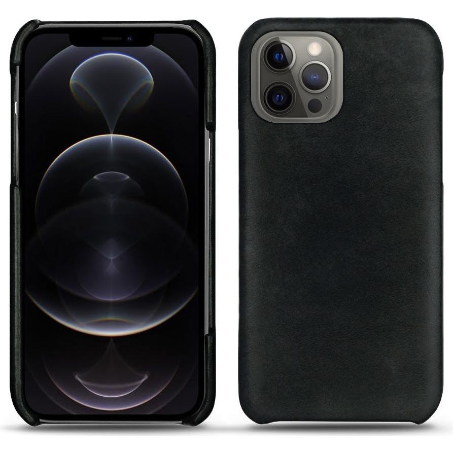 Thumbnail - Noreve Lederschutzhülle (Apple iPhone 12 Pro Max), Smartphone Hülle, Schwarz