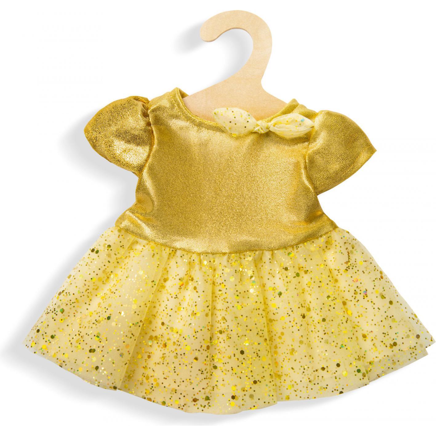 Heless Puppenkleid Gold