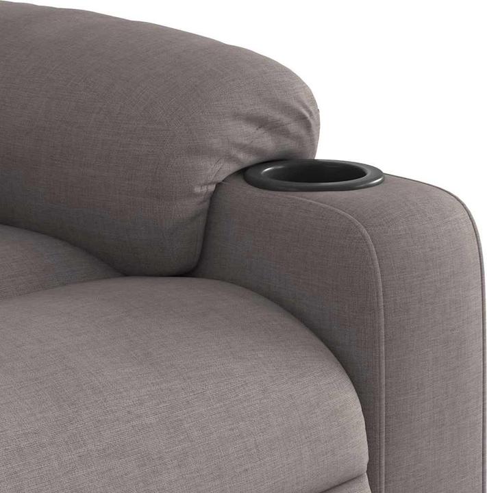 Actual product image VidaXL Massage chair taupe fabric