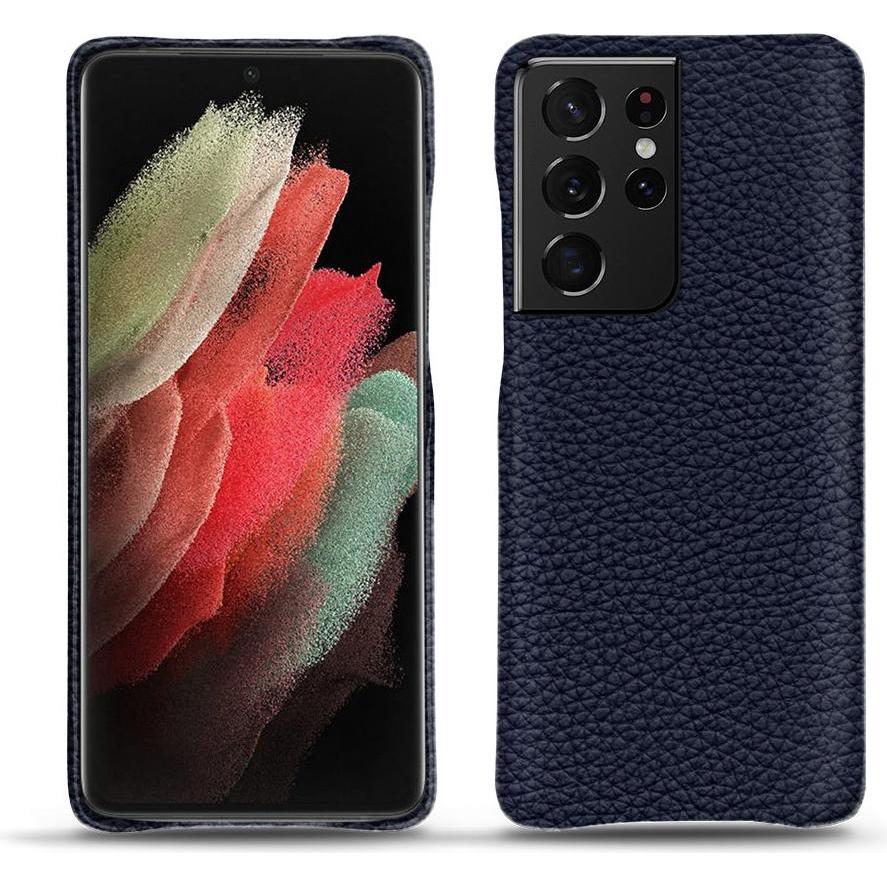 Noreve Lederschutzhülle (Samsung Galaxy S21 Ultra), Smartphone Hülle, Violett