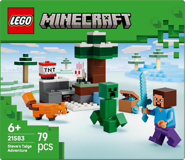 Image du produit LEGO Steves Abenteuer in der Taiga (21583, LEGO Minecraft)