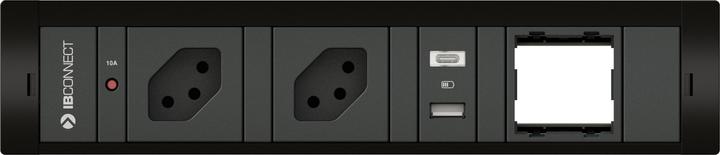 Produktbild IB Connect Cubobox (2x, Typ 13, USB-A, USB-C)