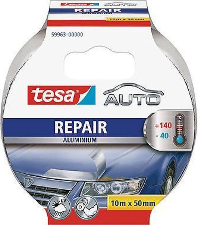 Produktbild tesa Aluminiumband, selbstklebend, für Reparaturen von metallischen Oberflächen (50 mm)