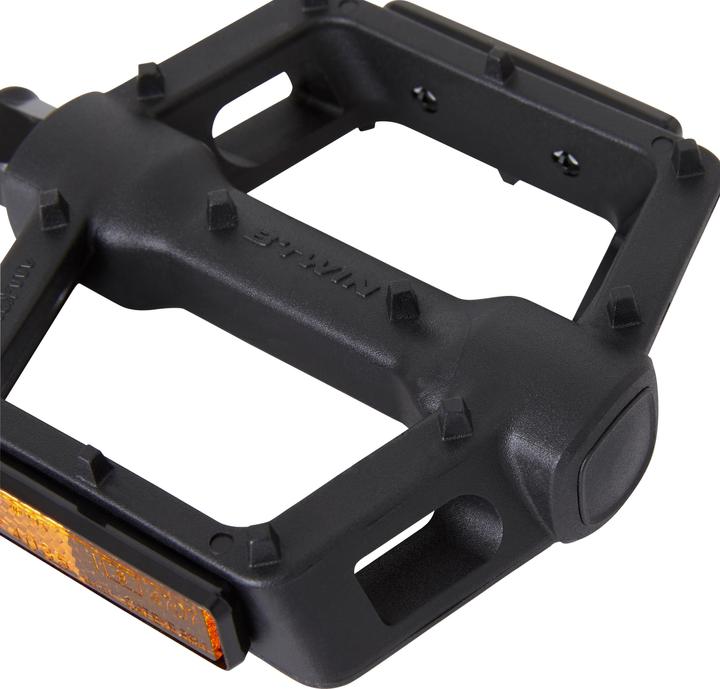 Produktbild Rockrider Pedale MTB 520 Grip Flachpedale Kunststoff