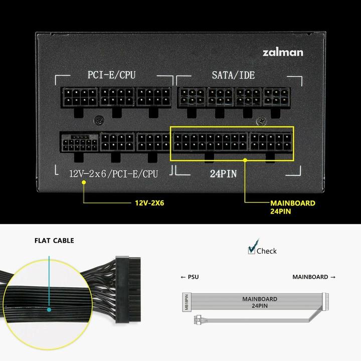 Produktbild Zalman Computer components ZM1000-TMX2SE TeraMaxII 1000W 80+ Gold (1000 W)