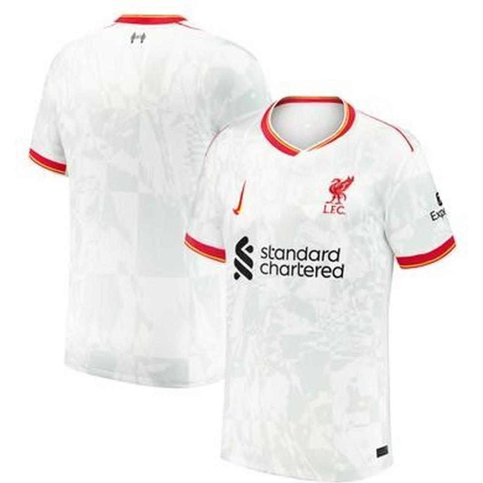Nike, Bambini, Maglietta calcio, Maglia Replica Terza Liverpool (L), Bianco, L