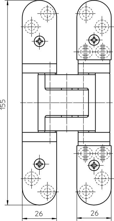 Produktbild Simonswerk Objektbänder TECTUS TE 526 3D