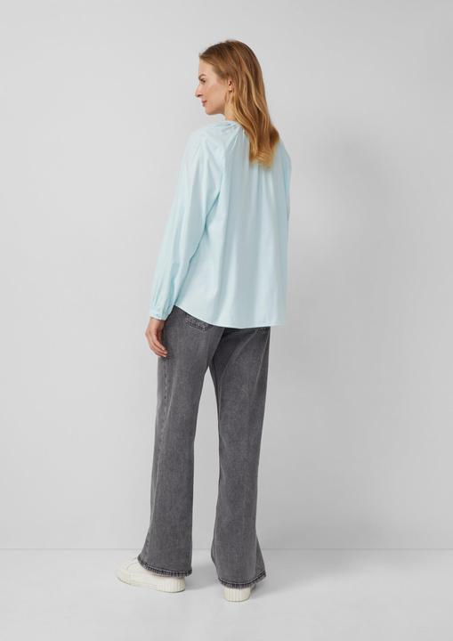 Immagine prodotto s.Oliver Bluse Flanell-Bluse im Relaxed Fit mit Raffung (36)