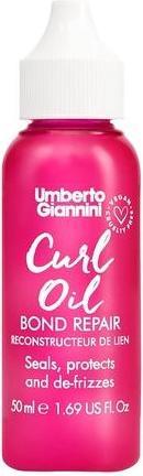 Actual product image Umberto Giannini Curl Oil Bond Repair Defrizz and Repair Hair Oil for Waves Curls and Coils 50ml (50 ml)