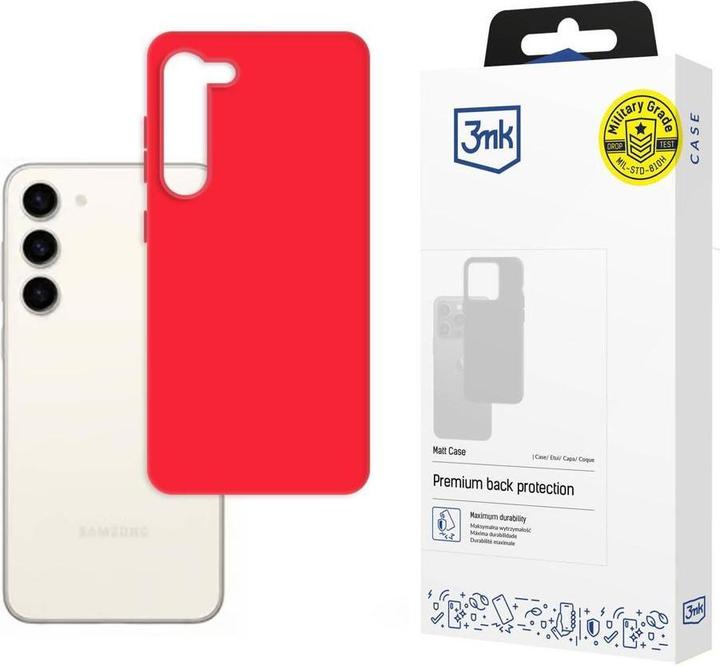 Produktbild 3MK Matt Case Soft Touch Silikonhülle Series (Samsung Galaxy S23+)