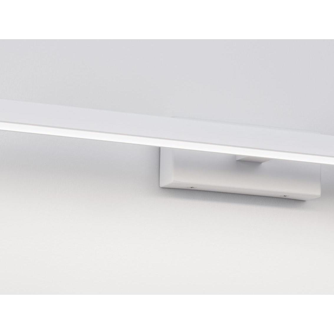 Thumbnail - Nova Luce, Wandleuchte + Deckenleuchte, FLAT LED Wandleuchte Weiss 18W IP44 Warmweiss 63x9x7,5cm 787012