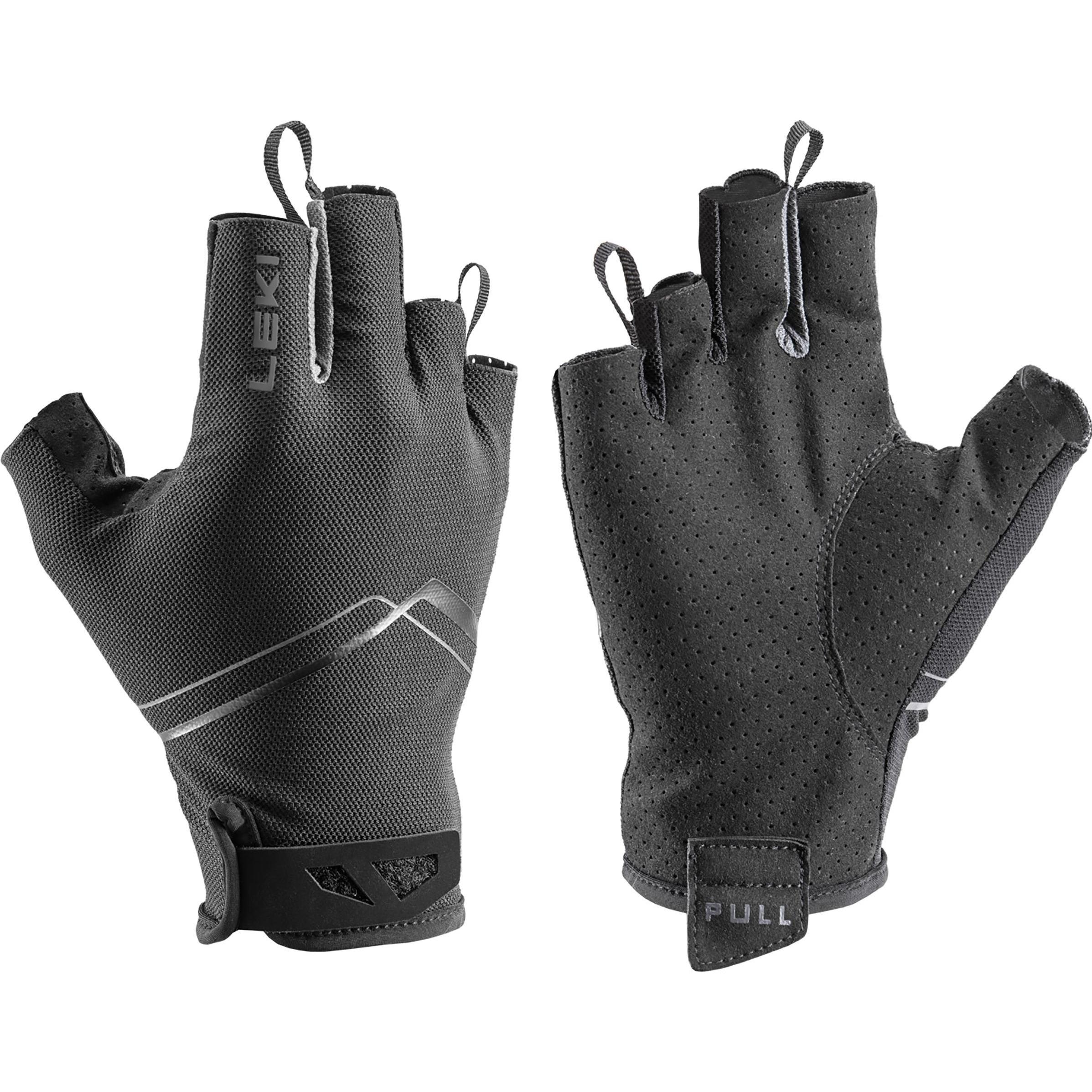 Leki, Herren, Handschuhe, Multi Breeze Short, Schwarz, (6)