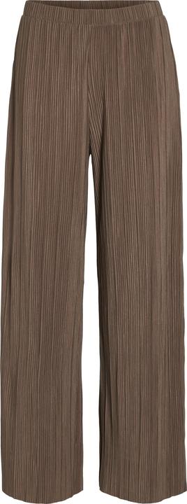 Vila Ribbed trousers with wide leg