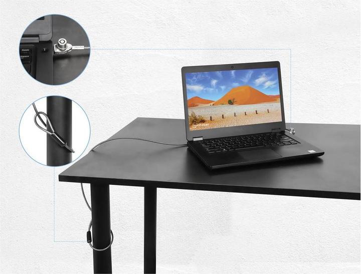 Actual product image Manhattan Laptopschloss mit Schlüssel für Nano-Sicherheitsslot