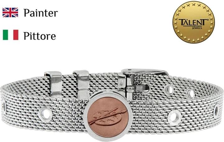 Immagine prodotto Talent Bracciale Gioielli Talento Pittore (18 cm, Argento)