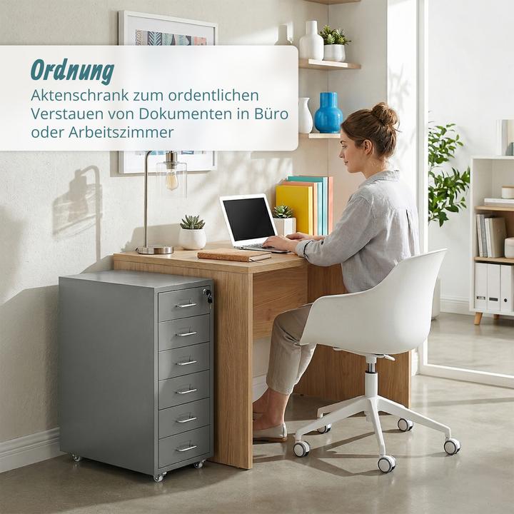 Produktbild Relaxdays Rollcontainer (28 x 41 x 69 cm)