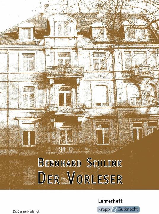 Produktbild Bernhard Schlink, Der Vorleser (Deutsch, Bernhard Schlink, Gesine Heddrich, 2019)