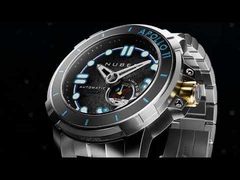 Produktbild Nubeo NB-6093-11 Apollo 55th (Lünette drehbar links)