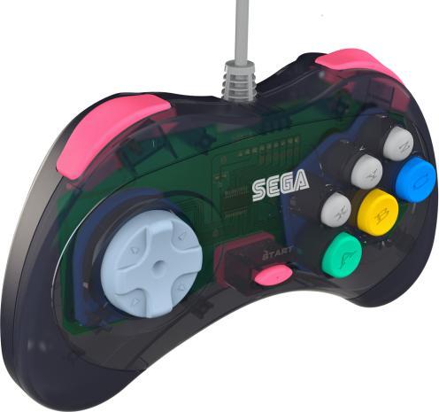 Produktbild retro-bit SEGA Saturn Pad Grey