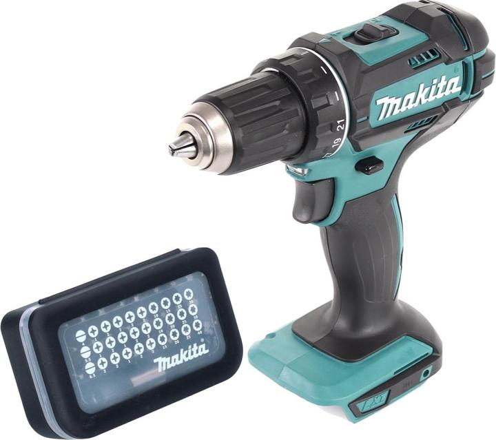 Actual product image Makita DDF 482 Z cordless drill driver 18 V 62 Nm + bit set 31 pcs ( D-30667 )