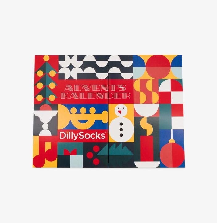 Actual product image DillySocks Advent calendar