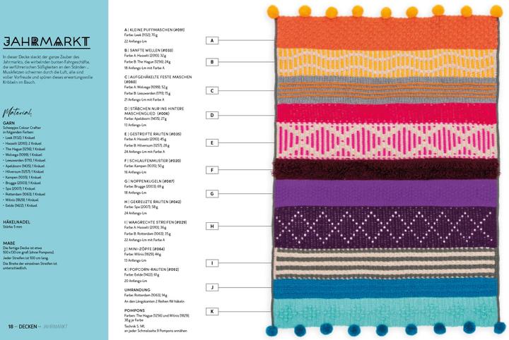 Immagine prodotto Mix & Match Farbenfrohe Decken häkeln (Tedesco, Esme Crick, Katrin Marburger, 2024)