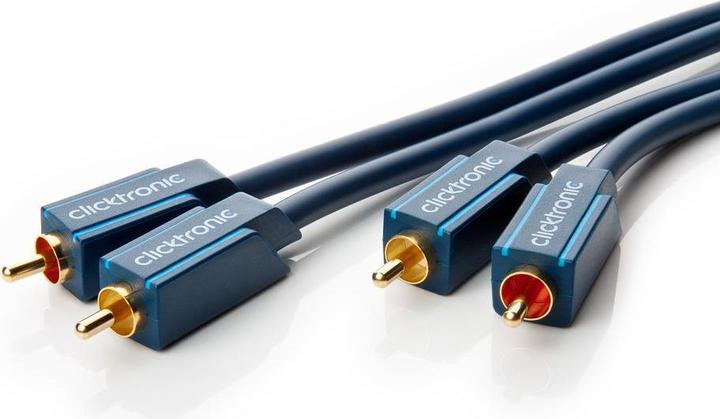 Produktbild clicktronic Stereo-Audiokabel (5 m, Cinch)