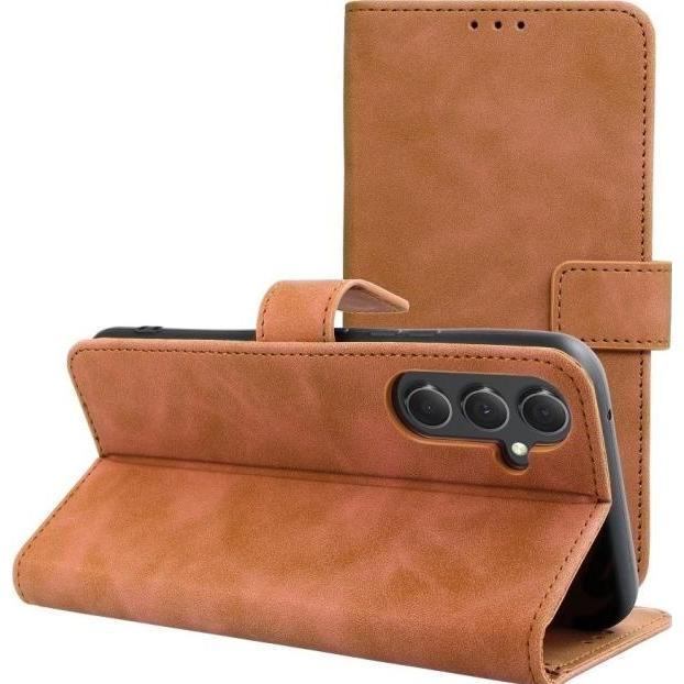 OEM SM Forcell Tender Book Case Galaxy A54 5G braun (Galaxy A54 5G), Mobilgerät Ersatzteile, Braun