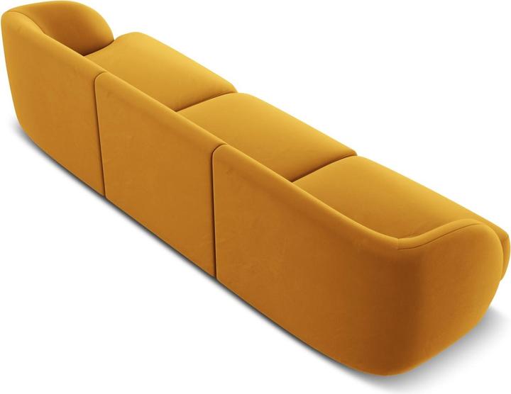 Actual product image Micadoni Velvet Sofa, "Miley", 3 Seats, 255x90x70 Made in Europe (3-seater)