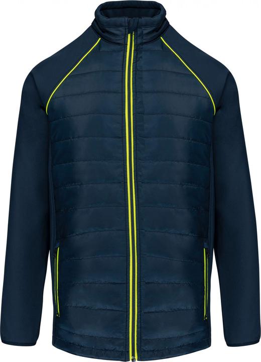 Fluorescent Yellow, Navy