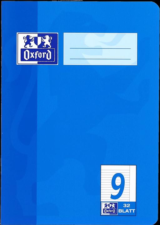 Actual product image Oxford Exercise book, A5, ruling 9 (A5, Lined, Hardcover)