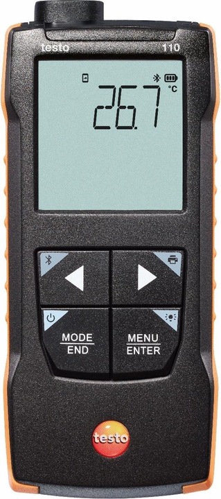 Image du produit Testo 110 Instrument de mesure de la température -200 - +800 °C Type de sonde NTC, Pt100