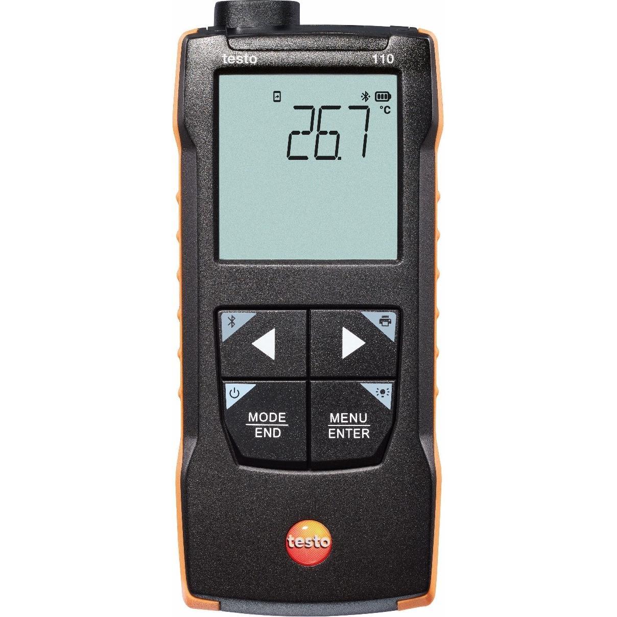 Testo, Detektor, 110 Temperatur-Messgerät -200 - +800 °C Fühler-Typ NTC, Pt100