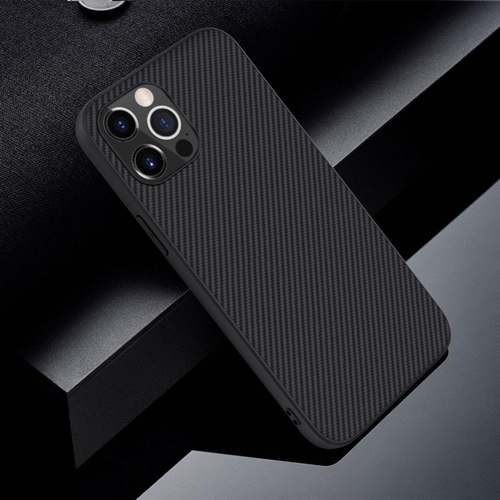Thumbnail - Nillkin Synthetic Fiber Series (Apple iPhone 12 Pro Max), Smartphone Hülle, Schwarz