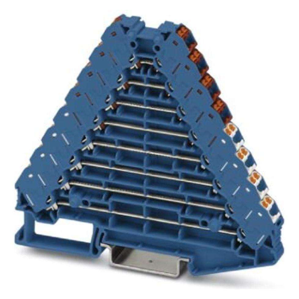 Phoenix Blu Contatto Ptrv 8 Bu/Rdwh 3270135 Pannello Patch No. Di Poli: 2 0,14 Mm² 1,5 Mm² 10 Pezzi, Cavo + Spina Elettrica,
