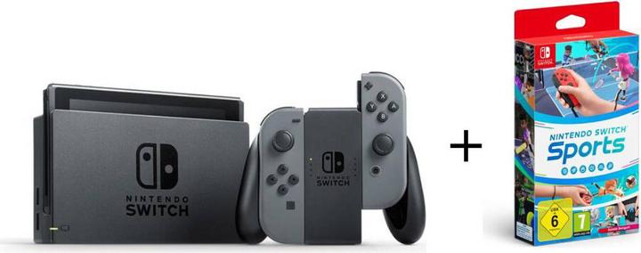 Immagine prodotto Nintendo Switch - Grau + Switch Sports (IT)