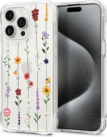 Actual product image Cyrill Cecile iPhone 15 Pro Max 6.7" flower garden ACS06625 (Apple iPhone 15 Pro Max)
