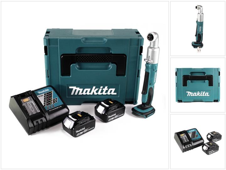 Produktbild Makita DTL 061 RGJ Akku Winkelschlagschrauber 18V 1/4" 60Nm + 2x Akku 6,0Ah + Ladegerät + Makpac (Akkubetrieb)