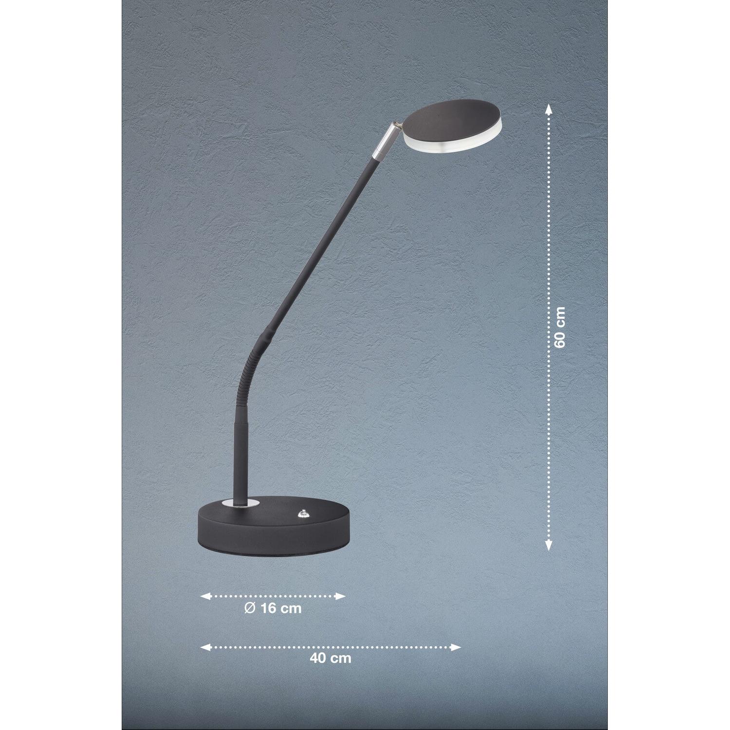 Thumbnail - FHL easy, Tischlampe, FHL Luna LED Tischleuchte 6W Tunable white steuerbar dimmbar schwarz 850156