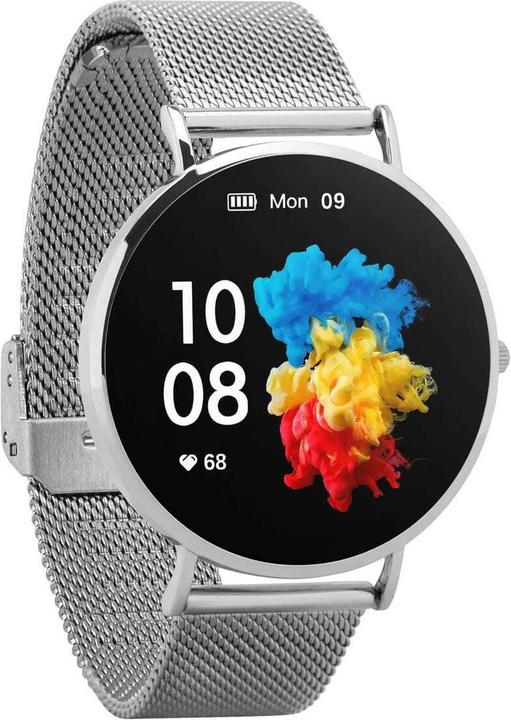 Produktbild Garett Smartwatch Electronics Verona srebrny stalowy (45 mm)