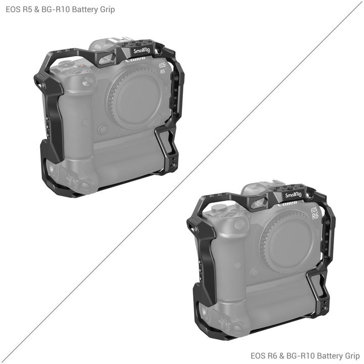 Actual product image SmallRig 3464 Camera kit for EOS R5/R6 with BG R10 battery grip (Cage)