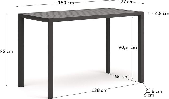 Image du produit Kave Home Culip (150 x 77 x 95 cm)