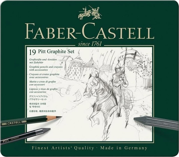 Pitt Graphite Set (2 mm, B, 19 x)