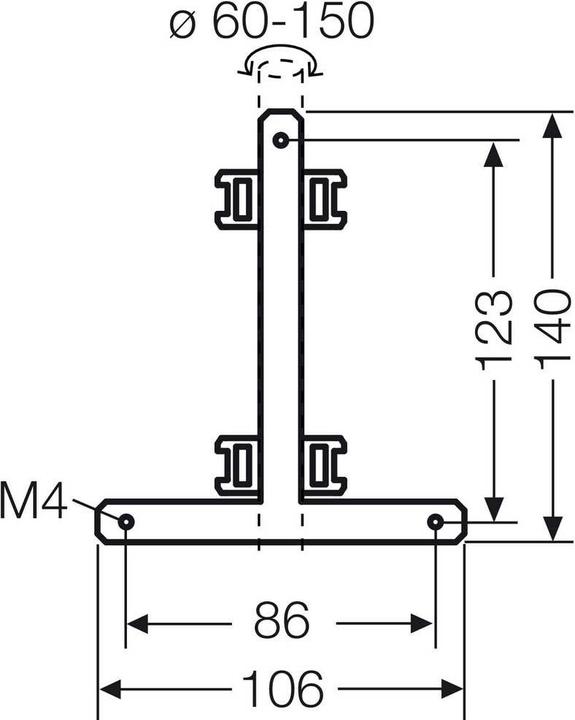 Produktbild Hensel Mastbefestigung