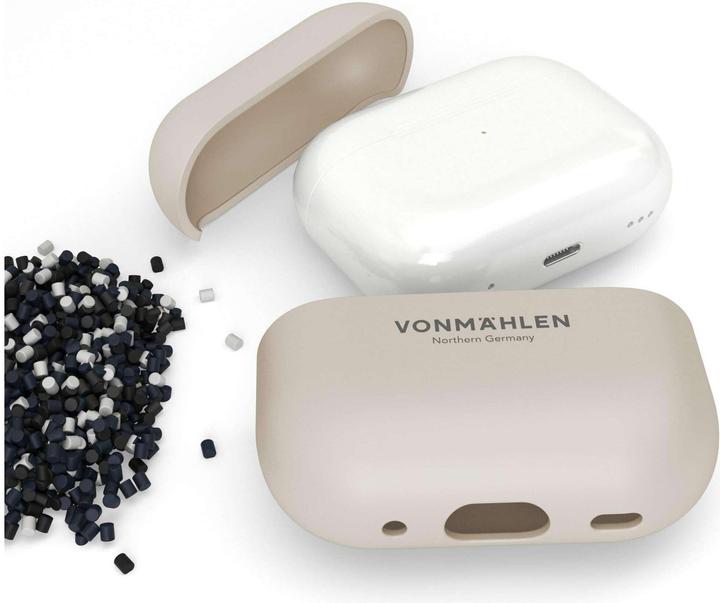 Actual product image Vonmählen Thin Case for AirPods Pro 2nd gen. - Cream